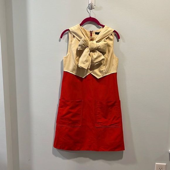 Marc by Marc Jacobs cream/red Alessandra Dress 4 - Picture 3 of 5